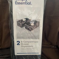 2 Set Of Drawer Organizers 8 Counts