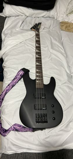 Jackson 4-String Bass Guitar - Free Bag & Strap