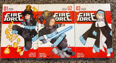 Fire Force manga Vol 1-3