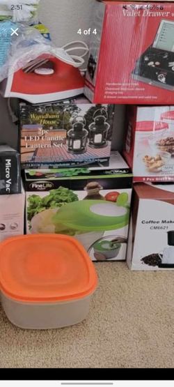 New Salad Spinner Or Wine Rack Or Coffee Maker Or Cereal Storage Containers 