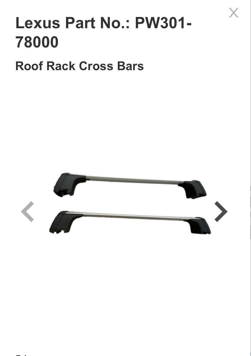 2021-2018 Lexus NX300 Roof Rack
