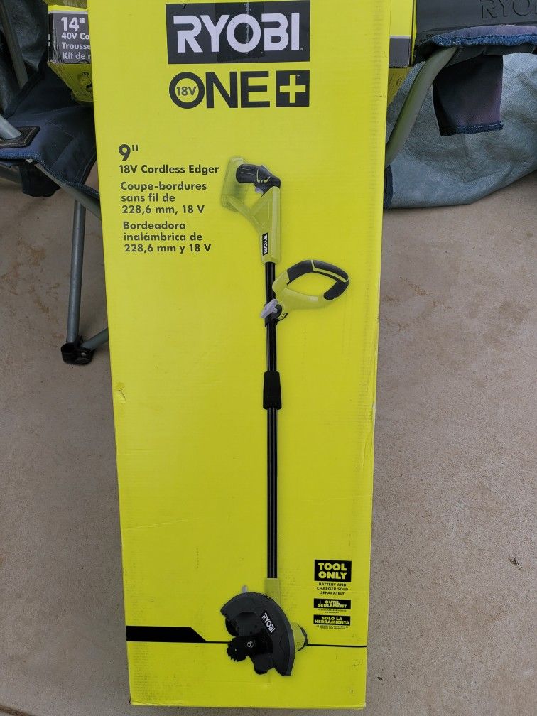 Ryobi 18V 9" Cordless Edger Tool Only!!!