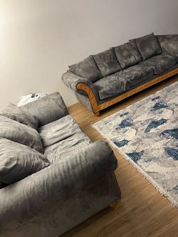 Gray couches