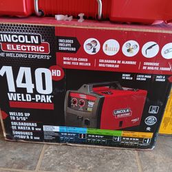 New Linvoln Welder 140 Weld- Pak 