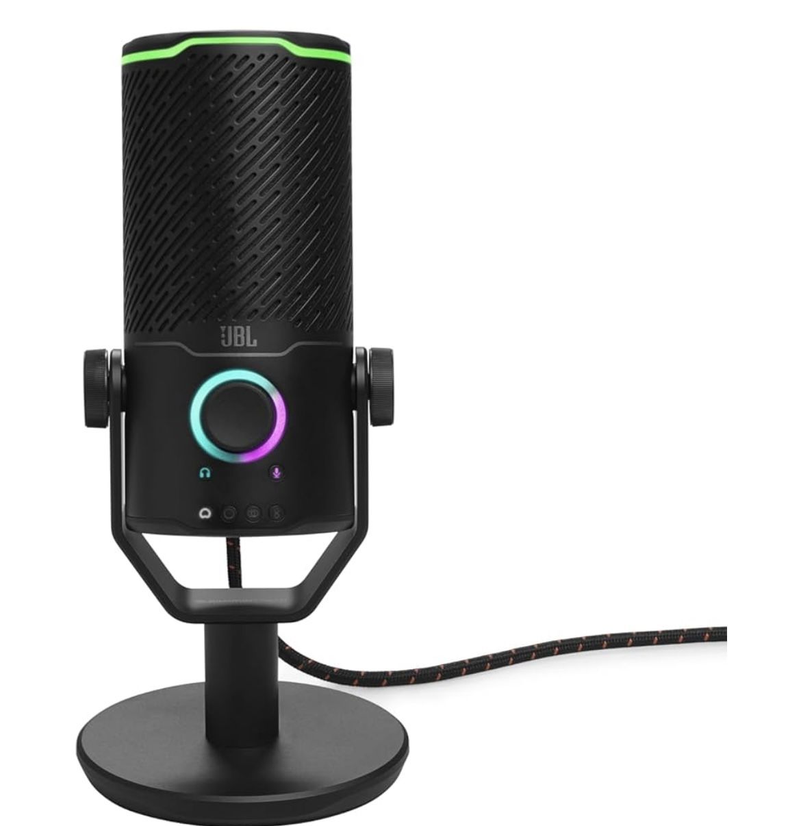 JBL Quantum Stream Studio - Quad Pattern Premium USB Microphone for Streaming, Recording and Gaming, Triple Condenser Microphone,Dynamic Compress