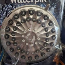 Waterpik 6" 6-Spray Shower Head in Brushed Nicke