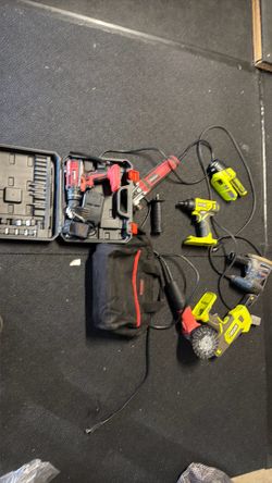 6 power tools ryobi/bosch/avid power