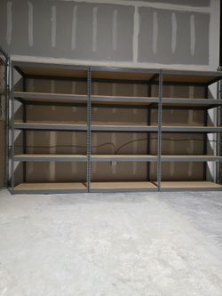 Warehouse Shelving 48 in W x 24 in D Heavy Duty Boltless Racks Similar To Uline And Grainger Shelves Delivery Available