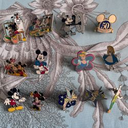 Disney Pins Set Of 13