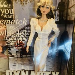 Dynasty Krystle Barbie Doll 2010 Pink Label Mattel T7905  Dressed in grows inspired by the original Nolan Miller designs! 