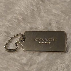 Coach Bag Tag Key Chain