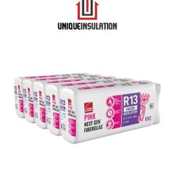 Owens Corning R-13 Kraft Faced Wall Insulation Batt – New 