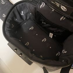 NIB with Tags All Black And Grey Finish Mini Oderless Thermal Bag