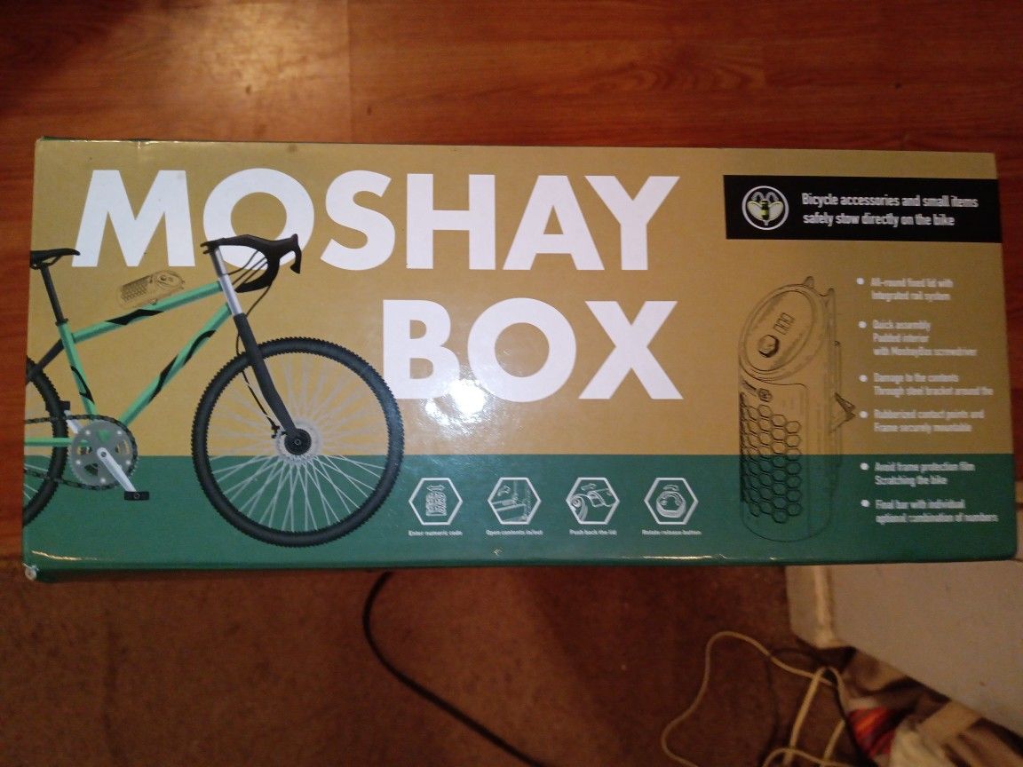 MOSHAY BOX{bicycle tools & small items can be stowed away by attaching to bike frame
