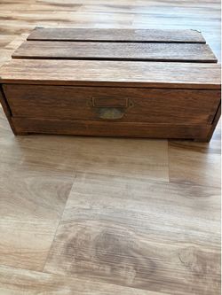 Threshold Wood Monitor Stand with Drawer