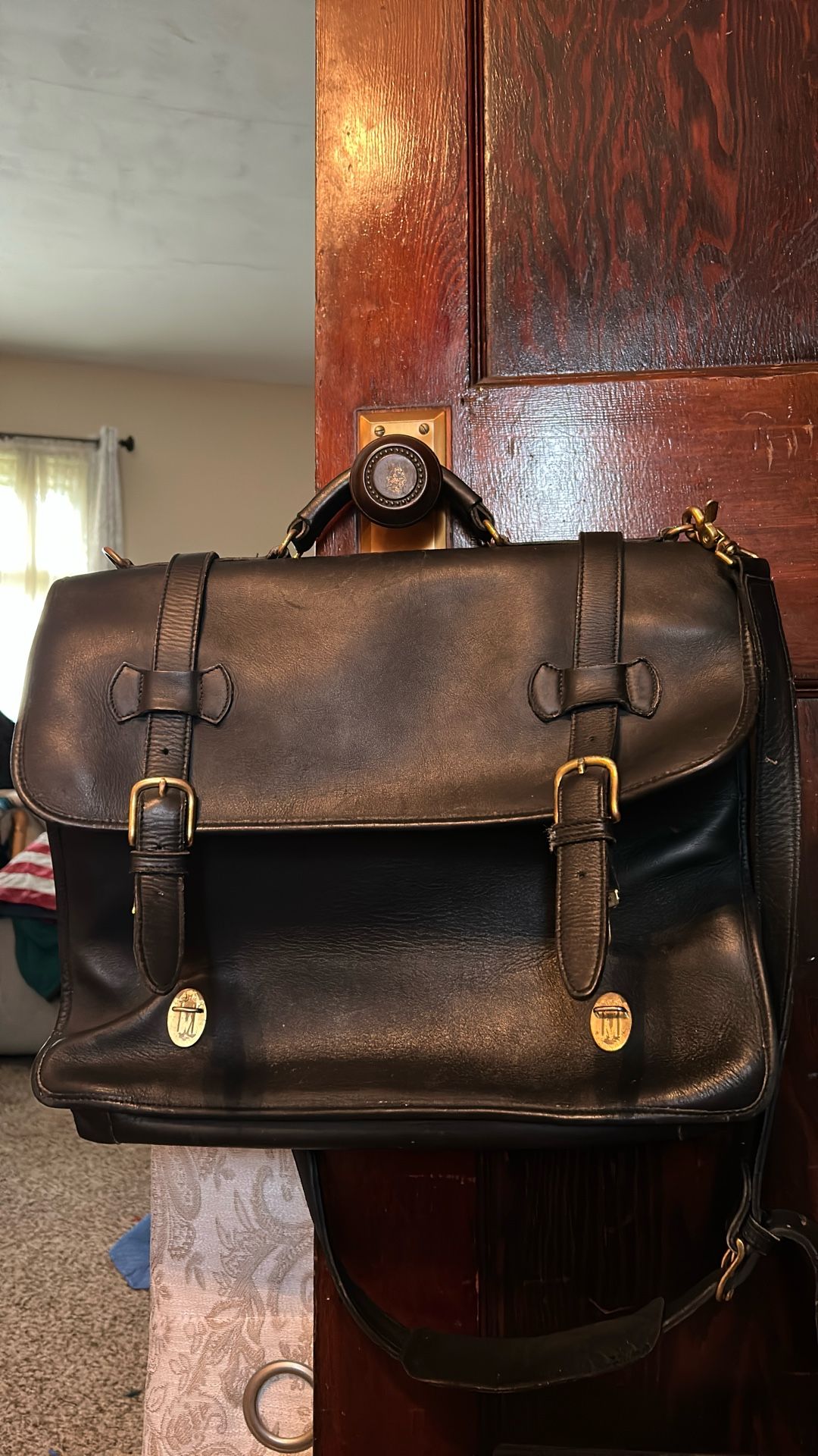 Leather Attaché Briefcase
