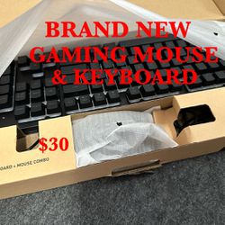 Brand New Wired Gaming Mouse & Keyboard 