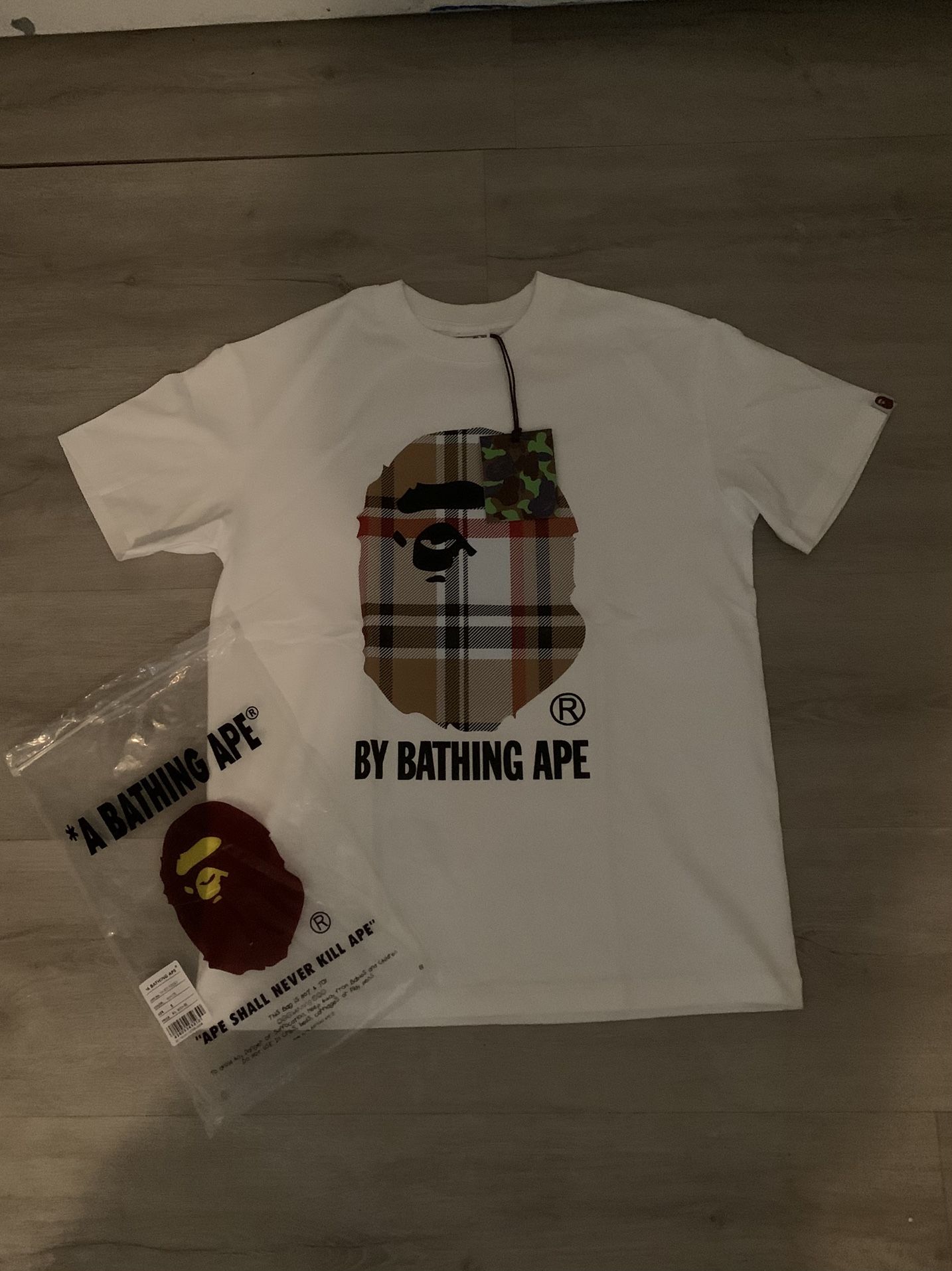 Bape X Burberry T Shirt