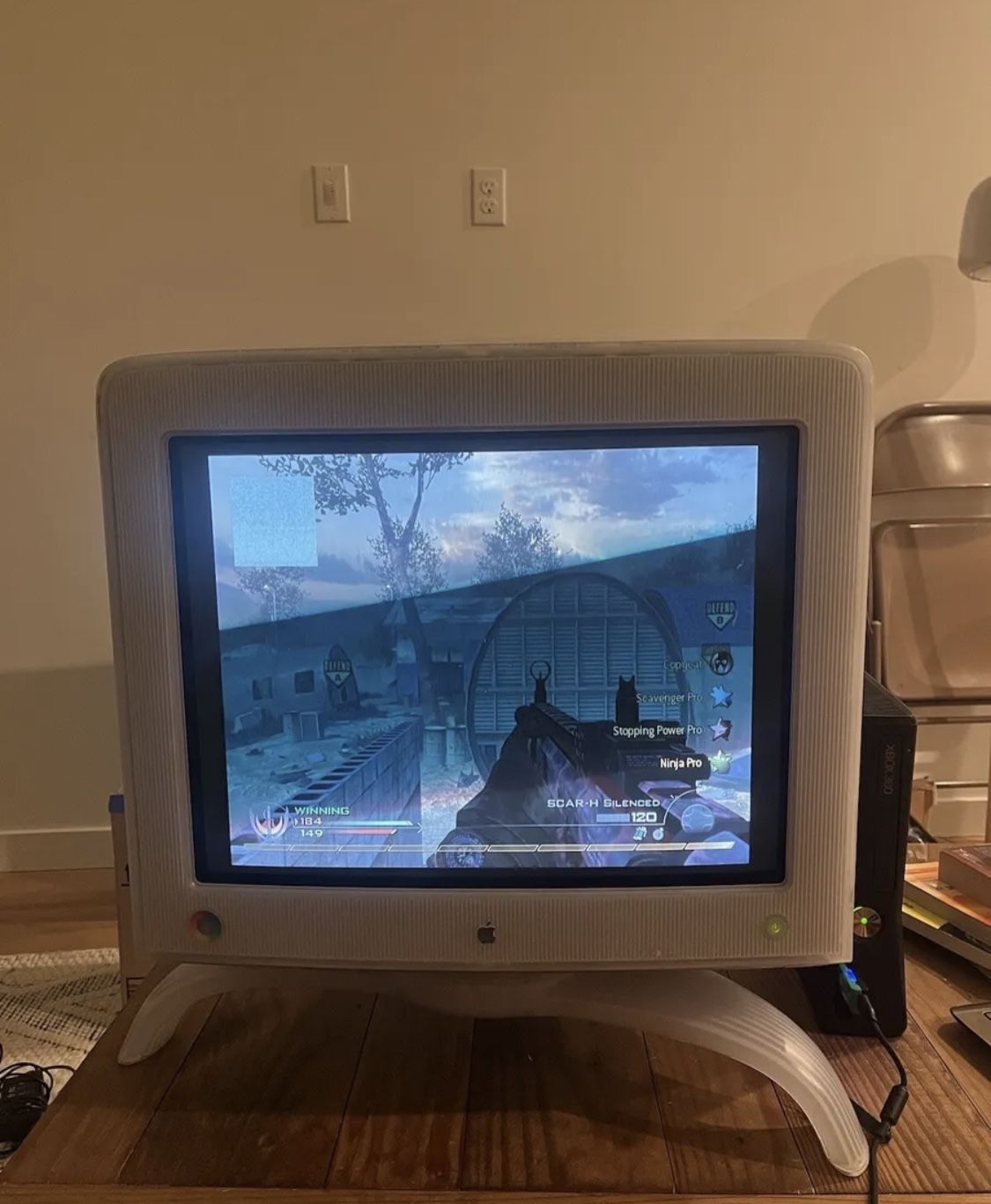 APPLE STUDIO DISPLAY 21 CRT Monitor Blueberry with iBook A1005