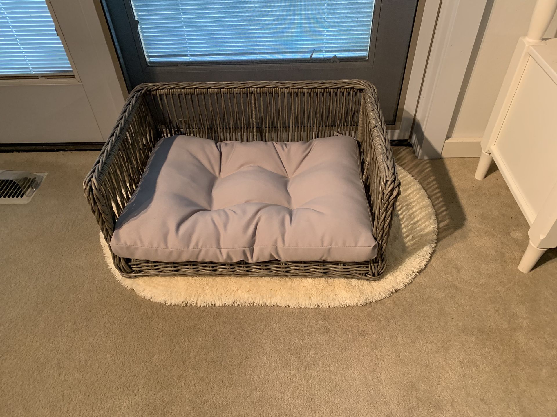 Wicker Dog Bed Sofa