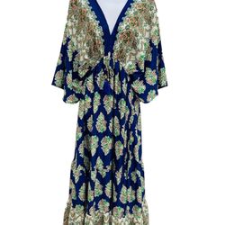 Women Ladies Boho Floral Maxi Dress Cocktail Party Evening Summer Beach Sundress one size 