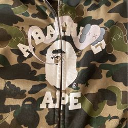 Bape Kaws Full Zip 