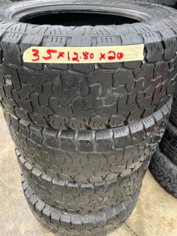 35x12.50x20 used tires