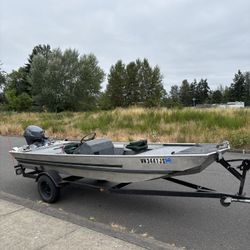 16ft Aluminum Jon Boat