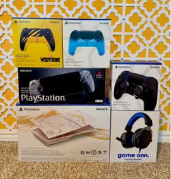 PlayStation PS5 Bundle – Controllers, Portal, Console Covers & Headset