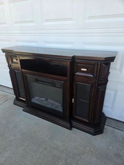 Electric Fireplace TV Stand Media Console