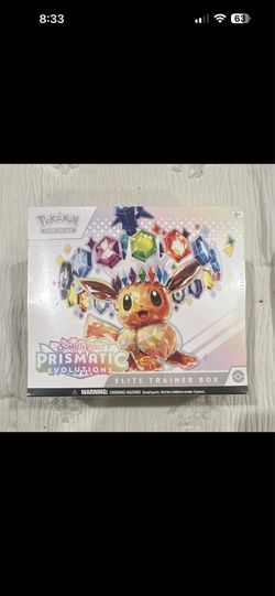 Pokémon TCG Scarlet & Violet Prismatic Evolutions Elite Trainer Box