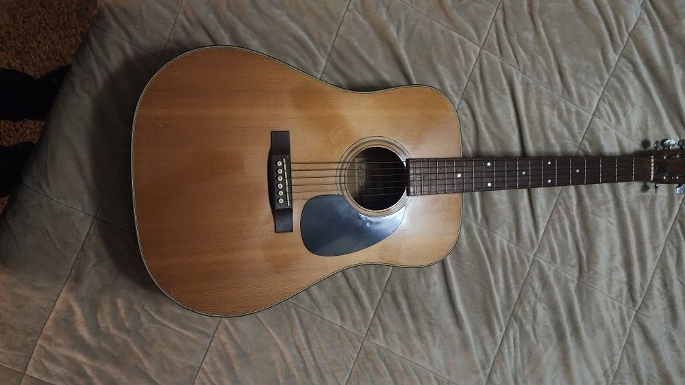 Vintage c. 1980 S. Yairi Y1-1 dreadnought acoustic guitar, Japan
