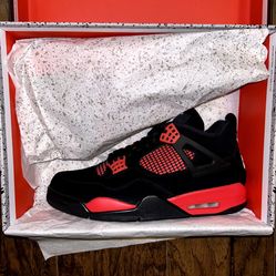 Brand New Jordan 4 Retro “Red Thunder” Mens Size 11