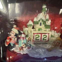 Disney Castle Countdown Calendar Mickey Minnie Pluto And Chip And Dale