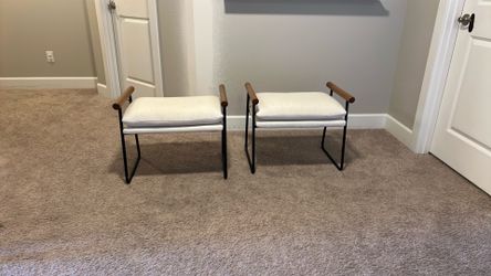 Double Upholstered Benches
