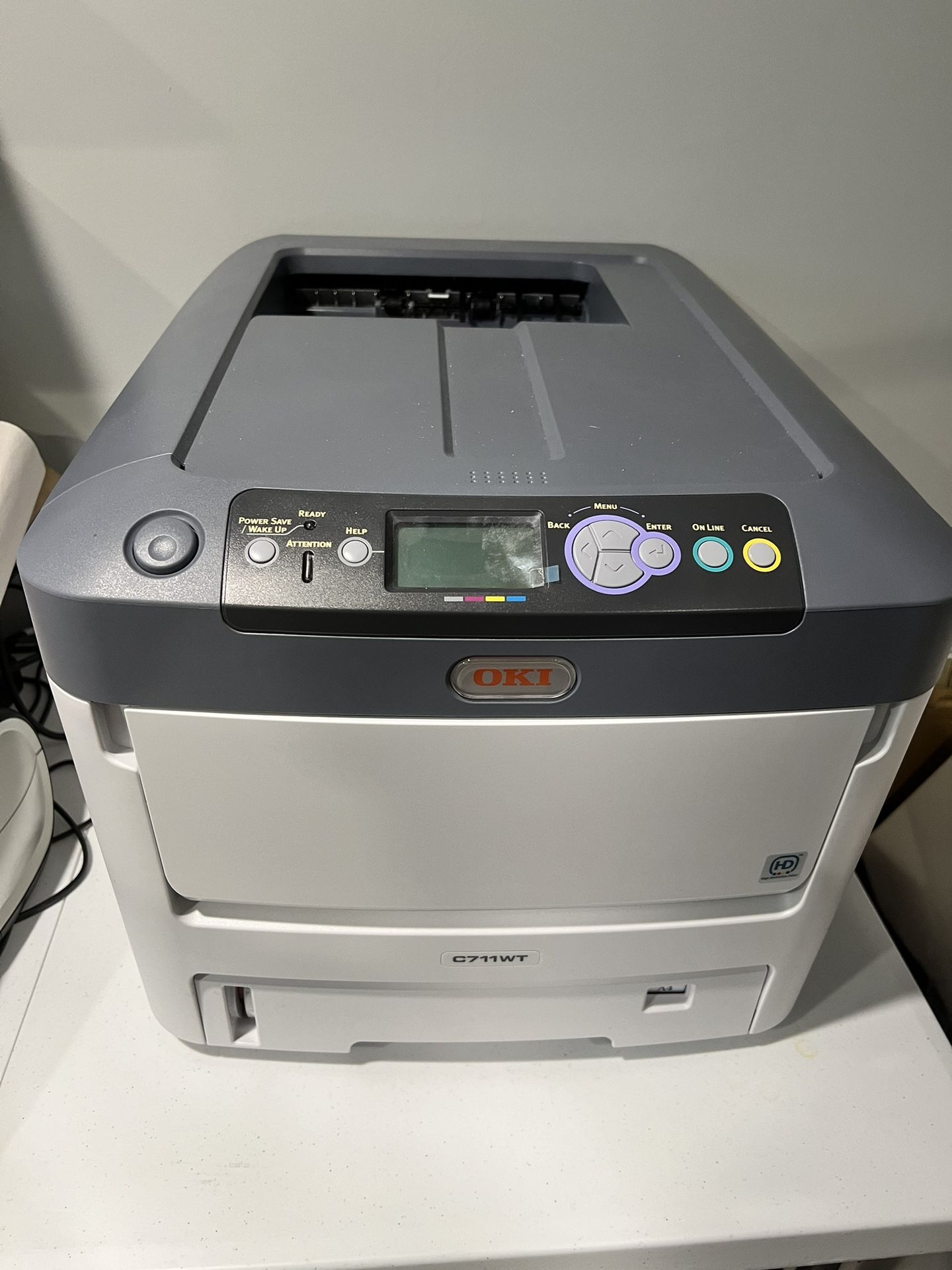 Oki White Toner Printer C711WT