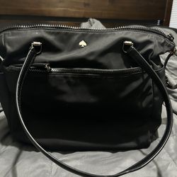 Black Kate Spade Diaper Bag 