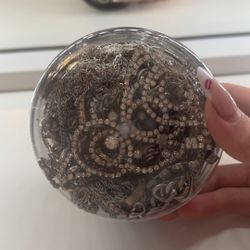 Silver Jewelry Jar 