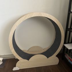 Wooden Cat Wheel 