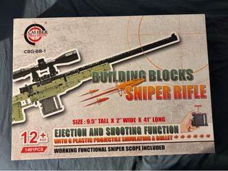 Caliber Precision Building Blocks Sniper Rifle Set