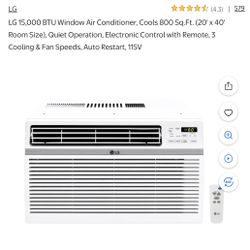 LG 15,000 BTU Air Conditioner 