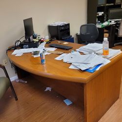 Large Wood Office Desk