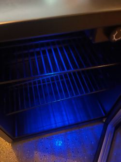 Excellent mini fridge with blue light
