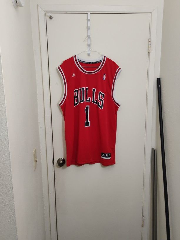 Adidas Chicago Bulls Red Jersey Size L