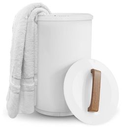 Heated Towel Warmer Bucket White - Large Bathroom Towel Heater