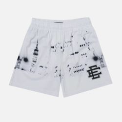Size XL - Eric Emanuel EE Basic Short White Skyline