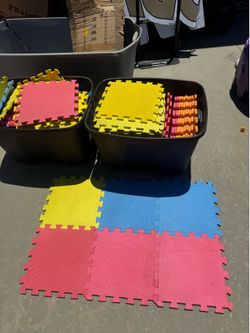 Colorful Interlocking Foam Play Mats