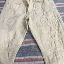 Brand New - Cream Jordan Craig Legacy Edition Jeans 