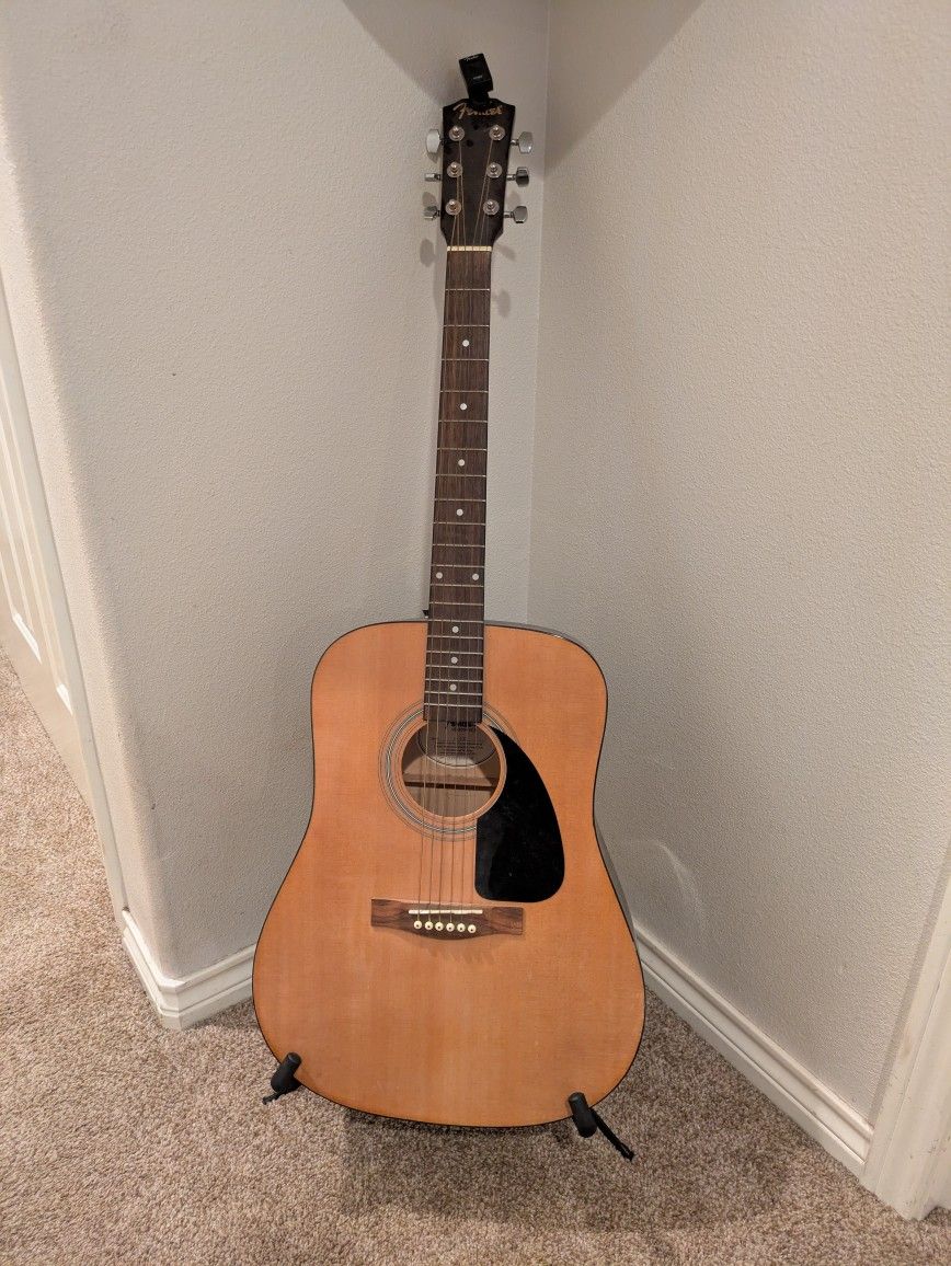 Fender Acoustic Guitar - Great For Beginner