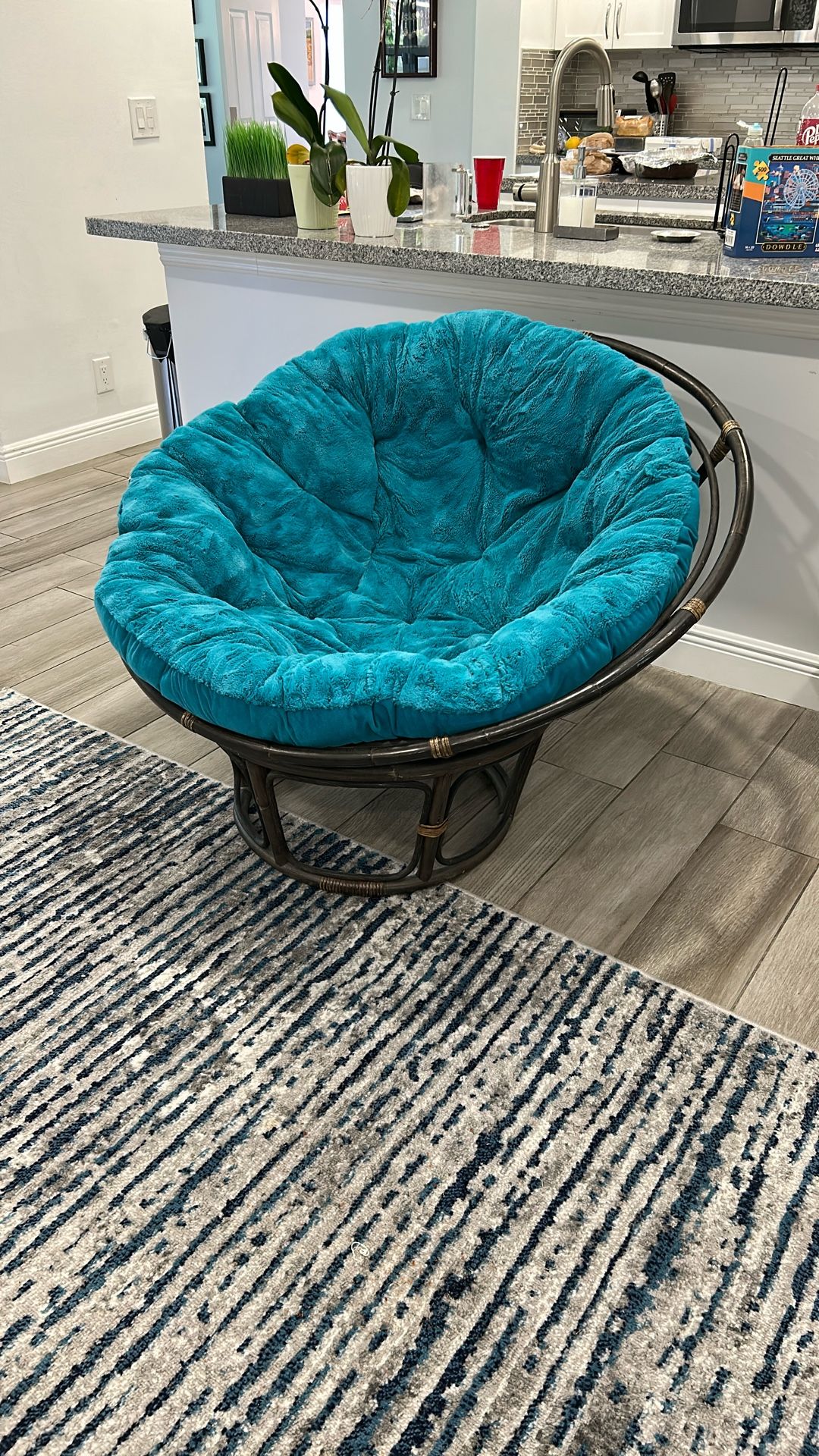 Comfy Papasan chair For Sale